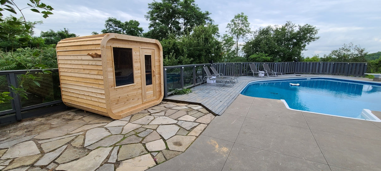 Dundalk Luna Outdoor Sauna - Canadian Timber CTC22LU