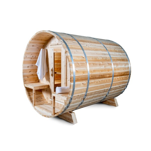 Dundalk Serenity 2-4 Person Barrel Sauna - Canadian Timber CTC2245W