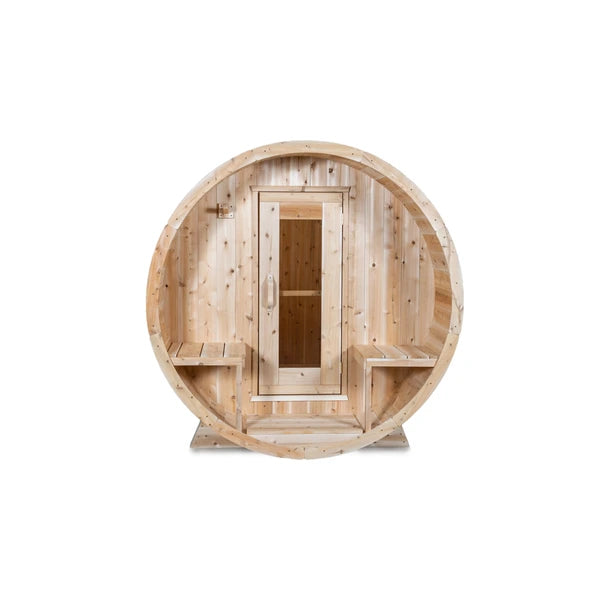 Dundalk Serenity 2-4 Person Barrel Sauna - Canadian Timber CTC2245W