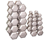 Body-Solid Tools SDS Series Cast Iron Hex Dumbbell Sets