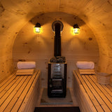 True North 6 Person 8' Long Barrel Sauna