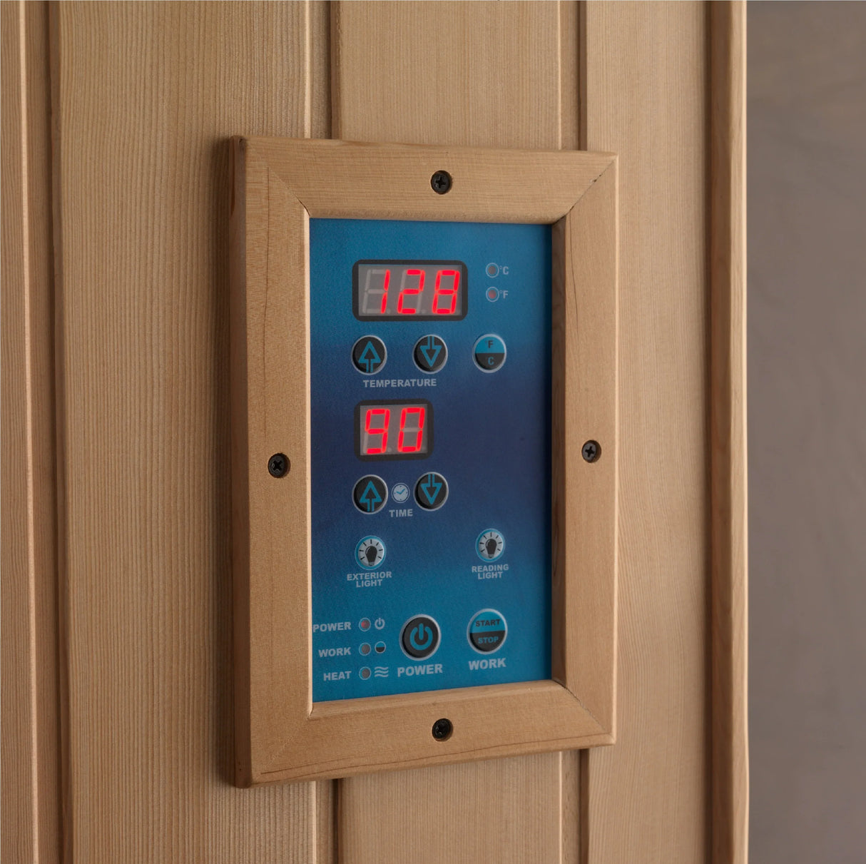 Golden Designs Reserve 2 Person Near Zero EMF Full Spectrum Infrared Sauna