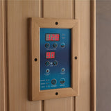 Golden Designs Reserve 2 Person Near Zero EMF Full Spectrum Infrared Sauna