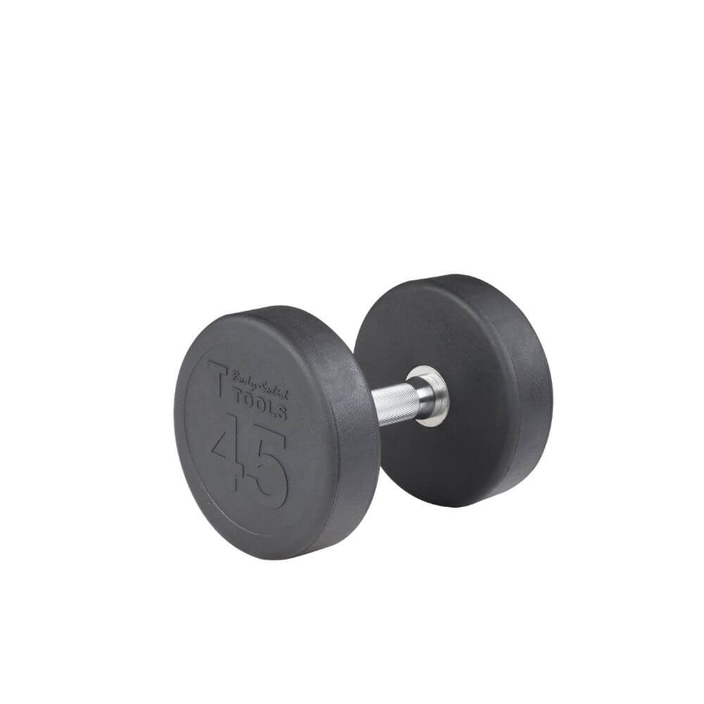 Body-Solid SDP Rubber Round Dumbbells 45 lbs