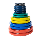 Body-Solid ORCT Color Rubber Grip Olympic Weight Plate Set