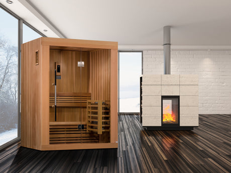 Golden Designs Sundsvall 2 Person Indoor Steam Sauna