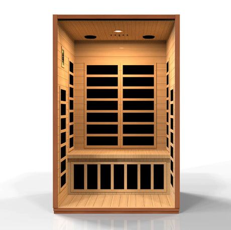 Dynamic Saunas Cardoba 2 Person Ultra Low EMF FAR Infrared Sauna