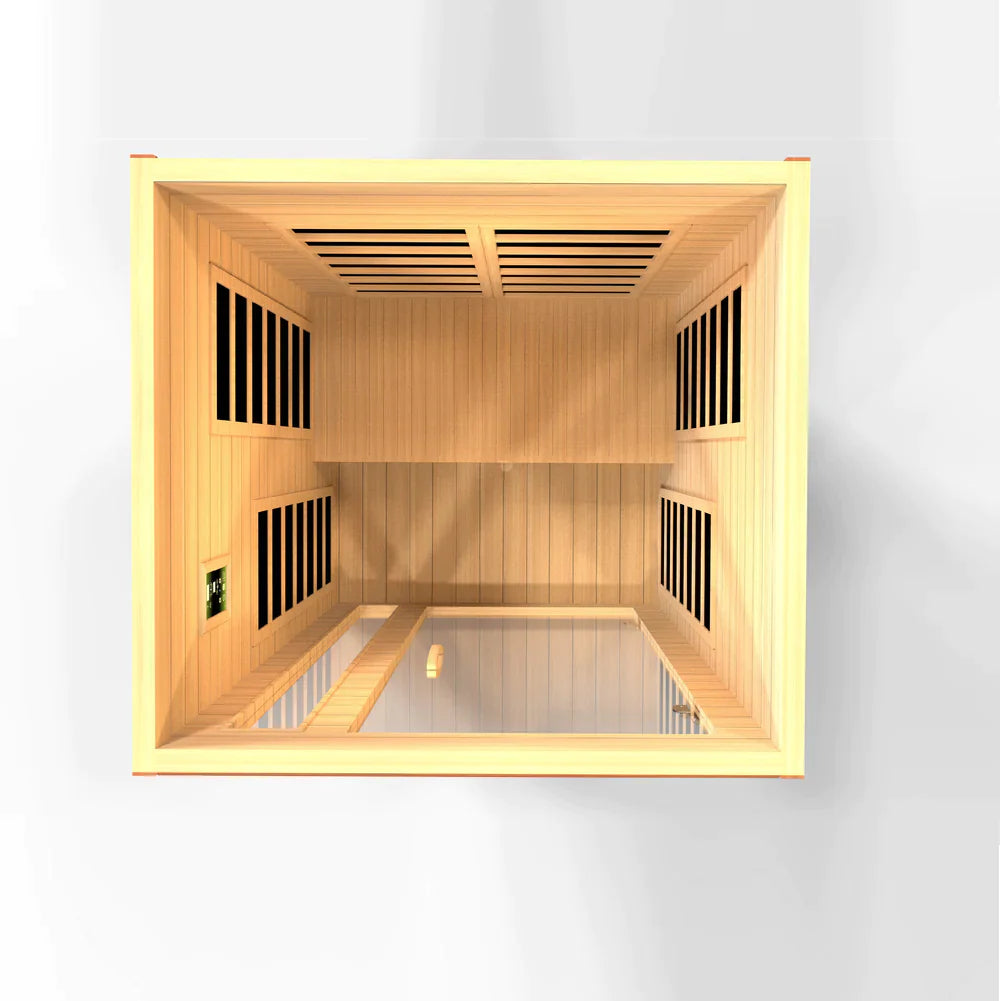 Dynamic Saunas Cardoba 2 Person Ultra Low EMF FAR Infrared Sauna