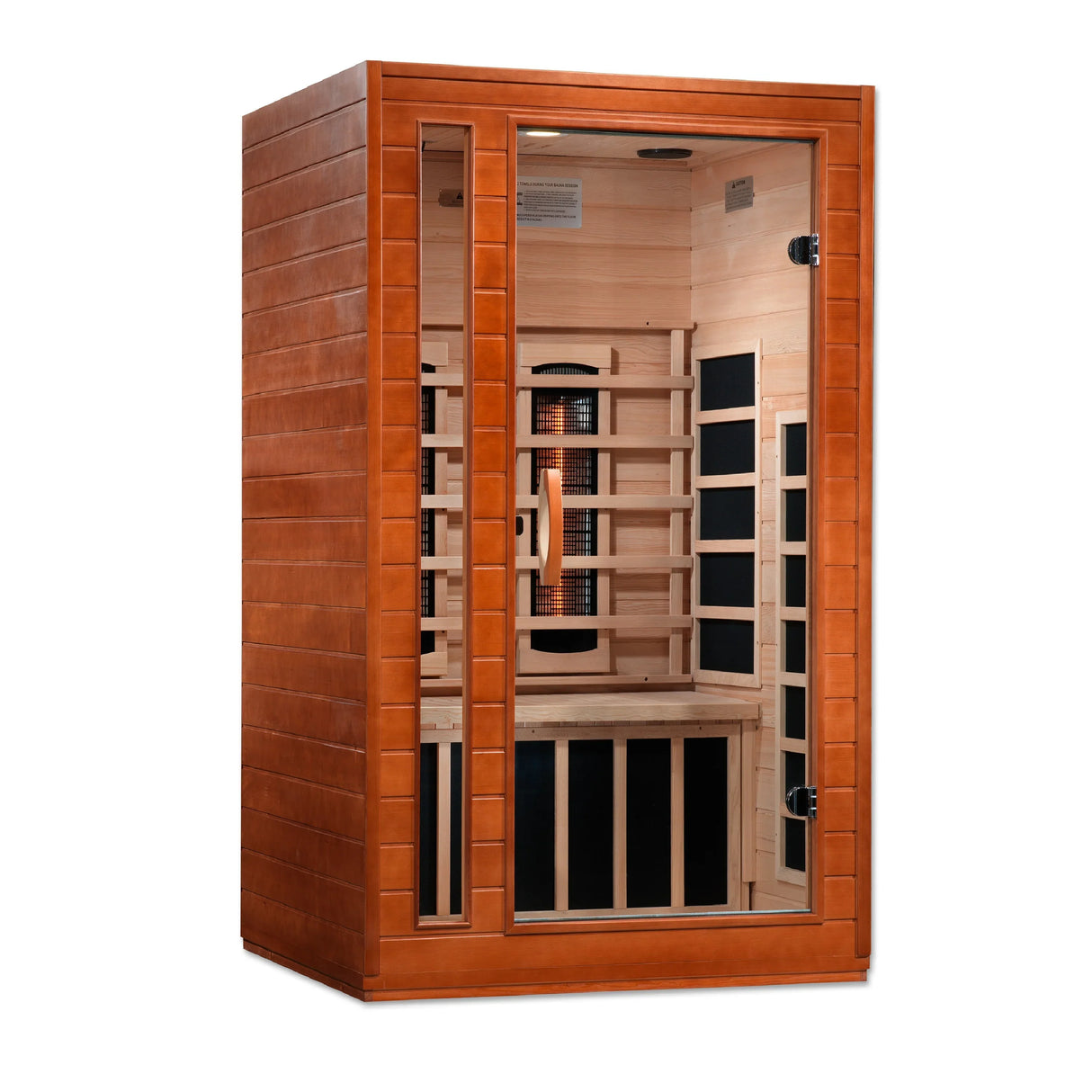 Dynamic Saunas Cardoba 2 Person Near Zero EMF Full Spectrum Infrared Sauna