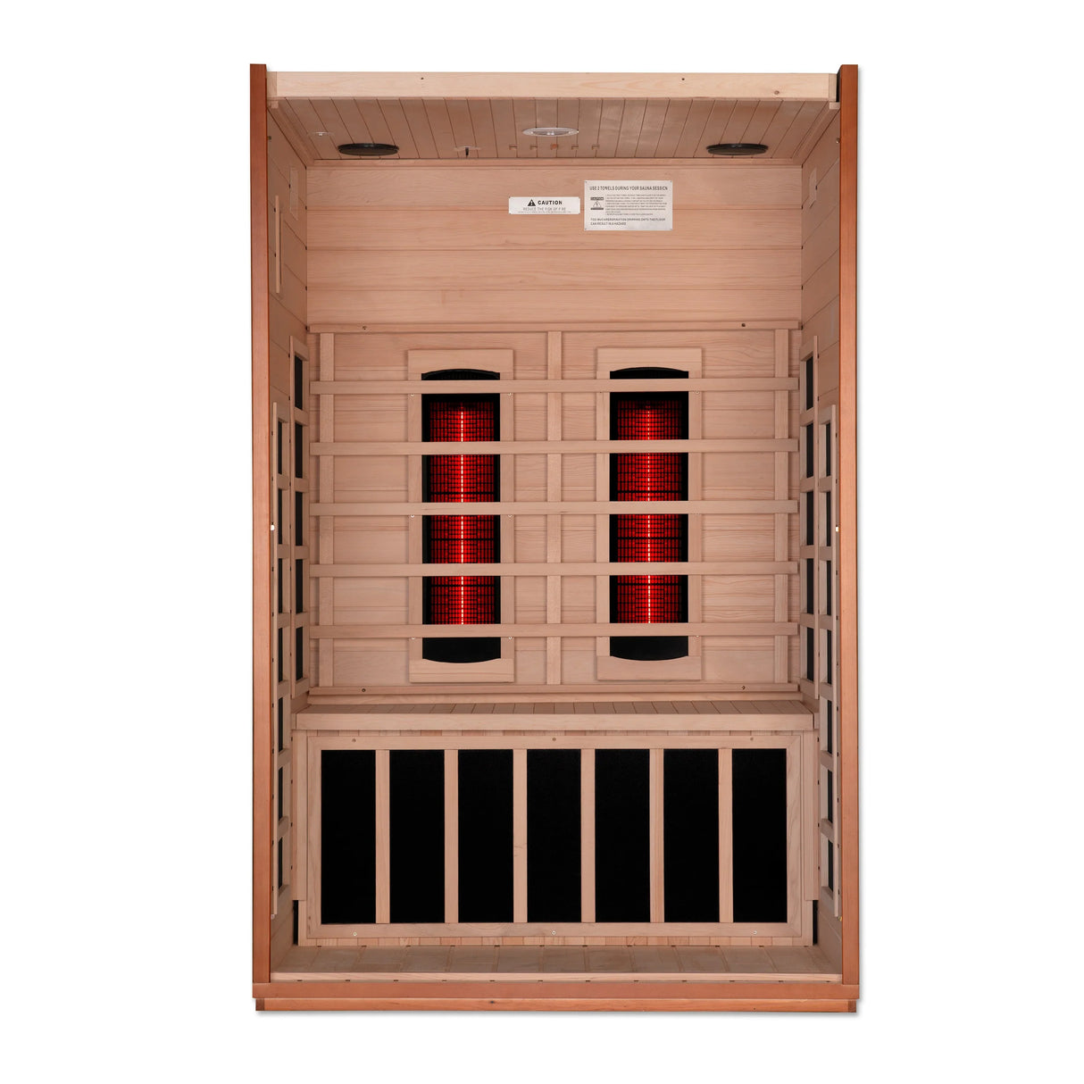 Dynamic Saunas Cardoba 2 Person Near Zero EMF Full Spectrum Infrared Sauna