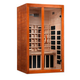 Dynamic Saunas Santiago 2 Person Near Zero EMF Full Spectrum Infrared Sauna