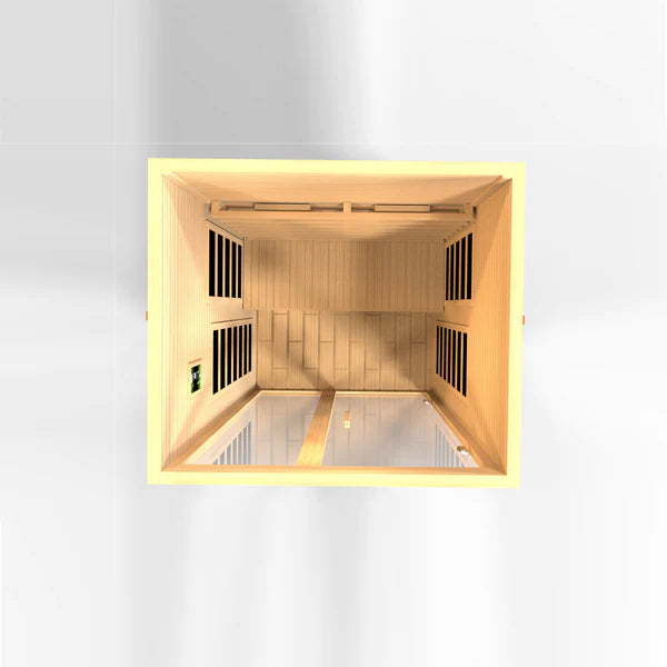 Dynamic Saunas Santiago 2 Person Near Zero EMF Full Spectrum Infrared Sauna