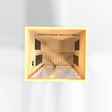 Dynamic Saunas Santiago 2 Person Near Zero EMF Full Spectrum Infrared Sauna