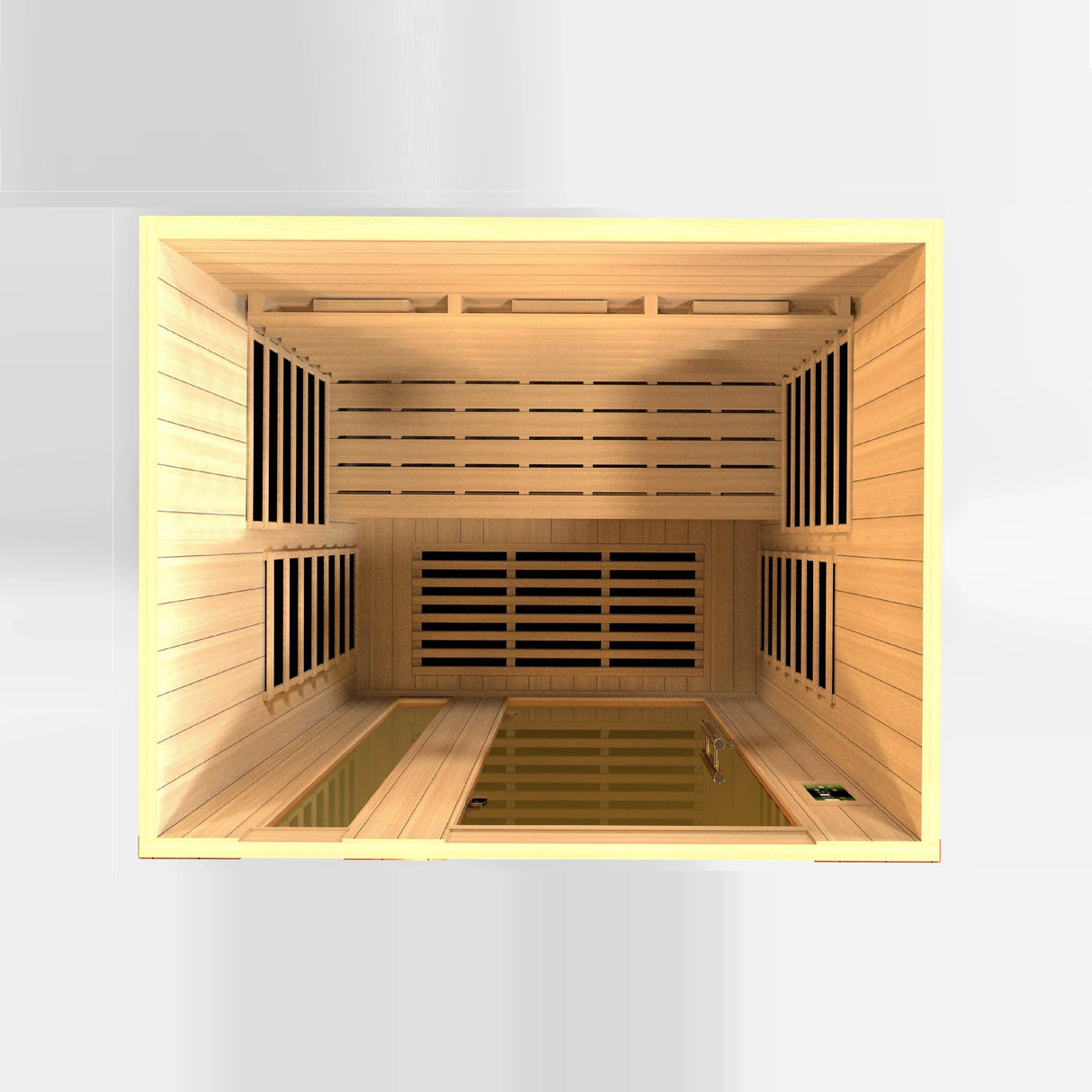 Dynamic Saunas Lugano 3 Person Near Zero Full Spectrum Infrared Sauna