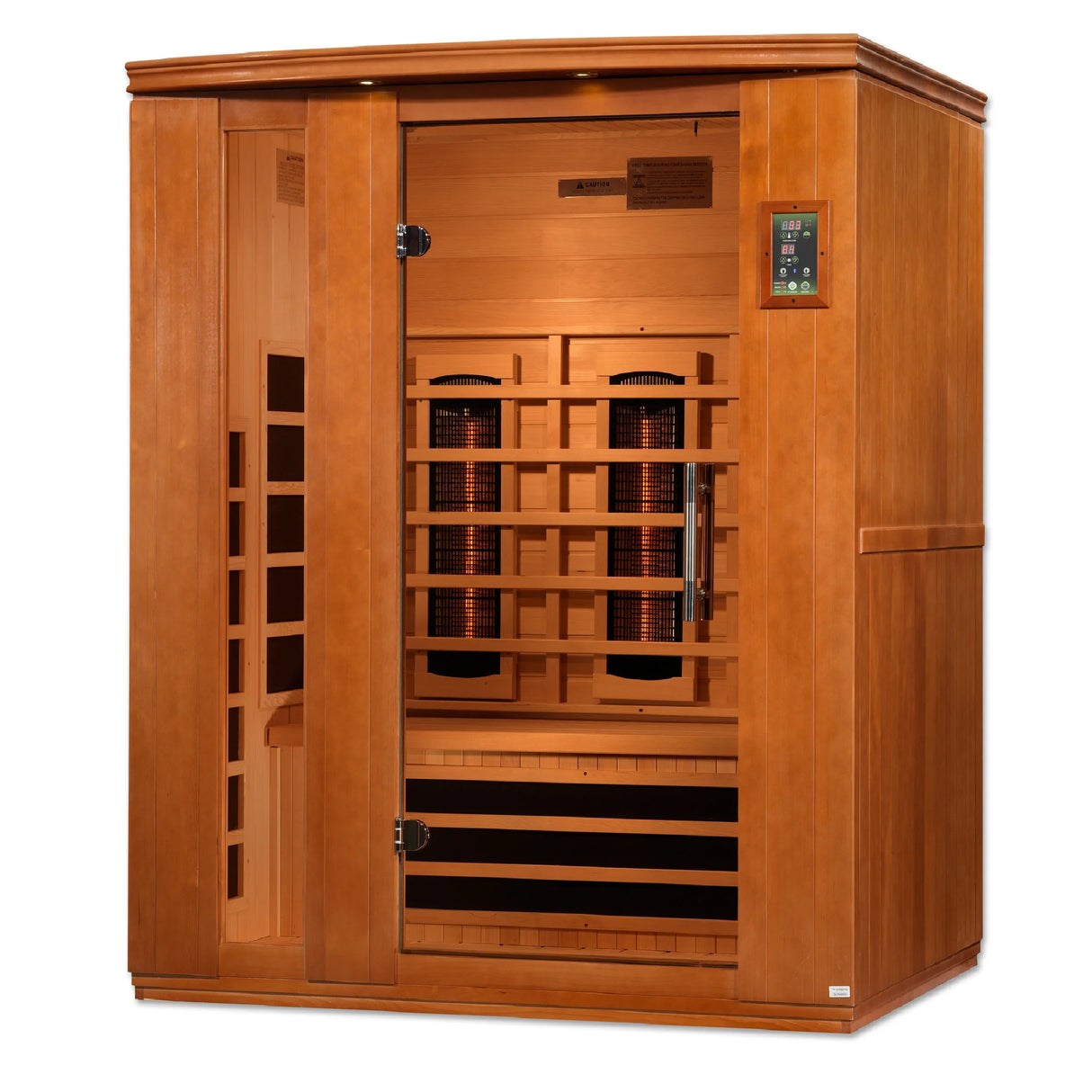 Dynamic Saunas Lugano 3 Person Near Zero Full Spectrum Infrared Sauna