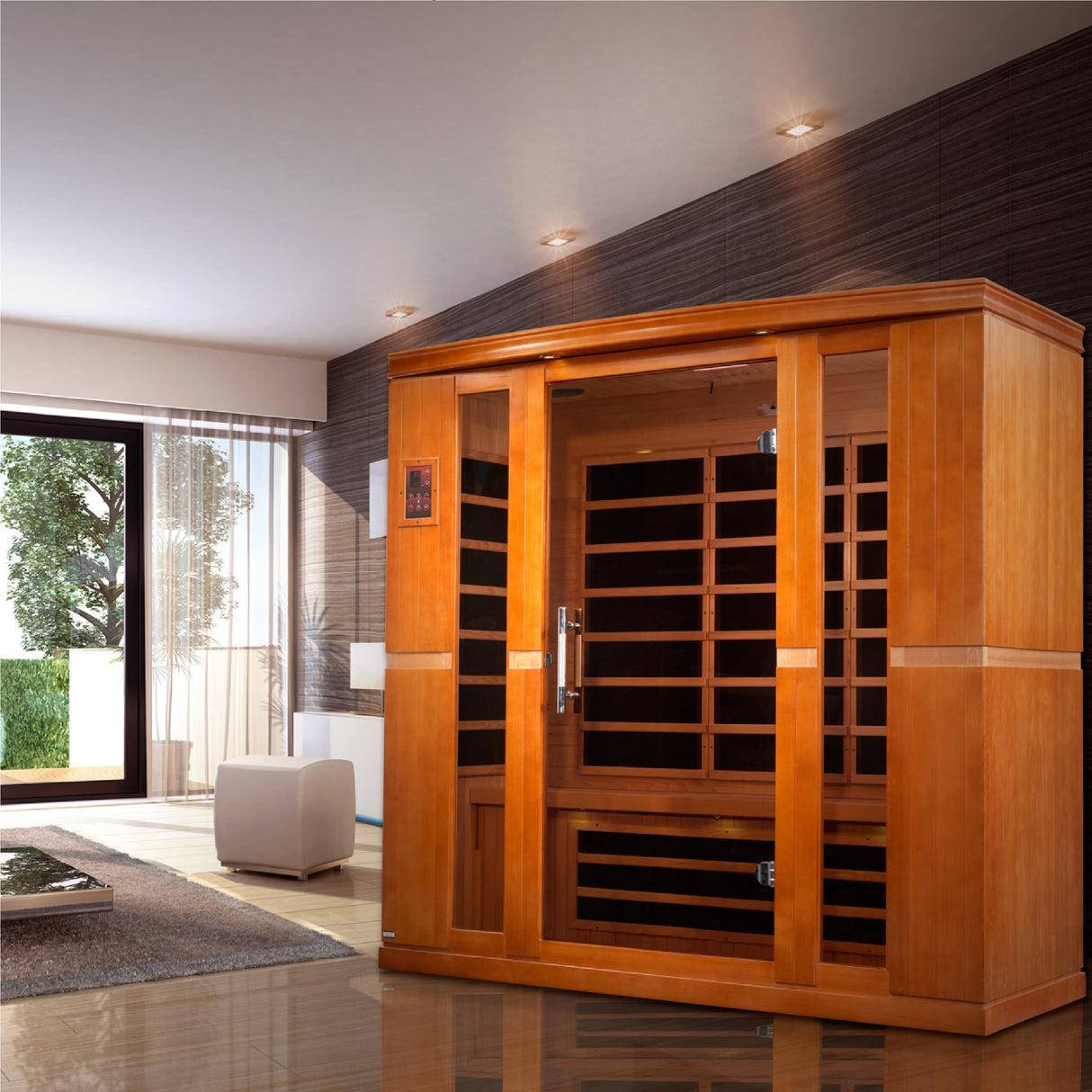 Dynamic Saunas Bergamo 3 Person Low EMF Far Infrared Sauna