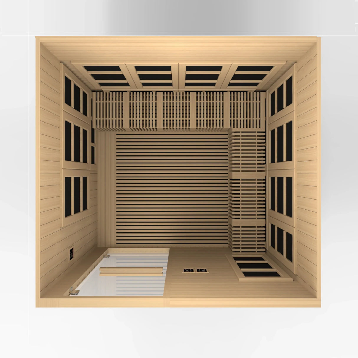Golden Designs Catalonia 8 Person Ultra Low EMF Infrared Sauna