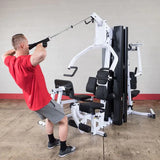Body-Solid EXM3000LPS Multi Station Home Gym with VKR30 Vertical Knee Raise Attachment Package