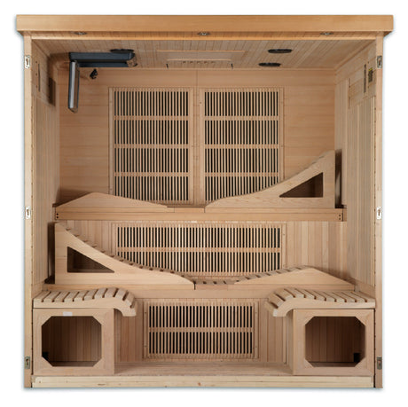 Dynamic Saunas Monaco 6 Person Ultra Low EMF Far Infrared Sauna