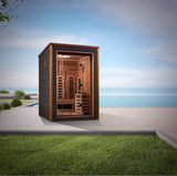 Golden Designs Nora 2 Person Outdoor PureTech™ Hybrid Full Spectrum Sauna