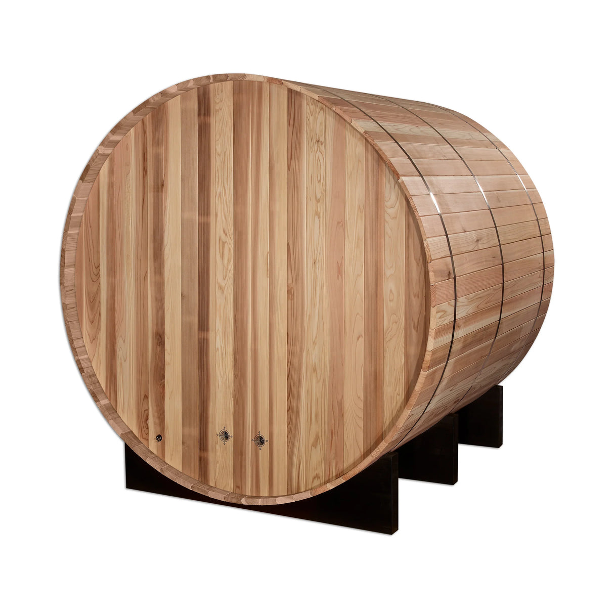 Golden Designs Arosa 4 Person Barrel Traditional Sauna - Pacific Cedar GDI-B004-01