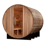 Golden Designs Klosters 6 Person Barrel Traditional Sauna - Pacific Cedar