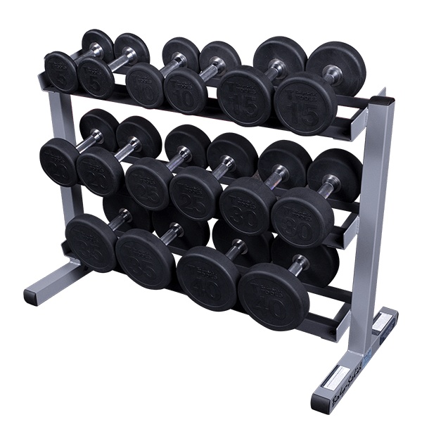 Body-Solid Tools GDR363 Three Tier Dumbbell Rack
