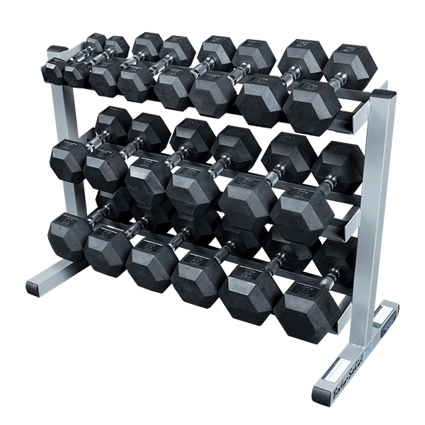 Body-Solid Tools GDR363 Three Tier Dumbbell Rack