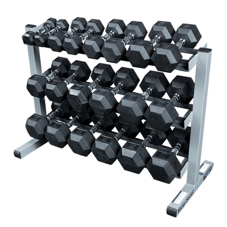 Body-Solid Tools GDR363 Three Tier Dumbbell Rack