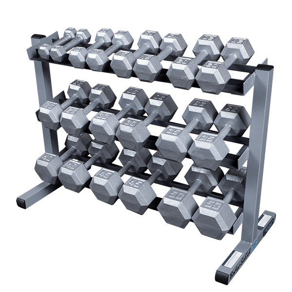 Body-Solid Tools GDR363 Three Tier Dumbbell Rack