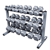 Body-Solid Tools GDR363 Three Tier Dumbbell Rack