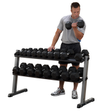 Body-Solid Tools GDR60 Pro 2 Tier Dumbbell Rack