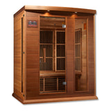 Maxxus Saunas 3 Person Low EMF FAR Infrared Canadian Red Cedar Sauna