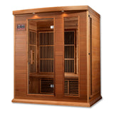 Maxxus Saunas 3 Person Low EMF FAR Infrared Canadian Red Cedar Sauna