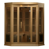 Maxxus 3 Person Corner Low EMF FAR Infrared Sauna