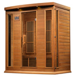 Maxxus 4 Person Near Zero EMF FAR Infrared Canadian Red Cedar Sauna, Montilemar Edition
