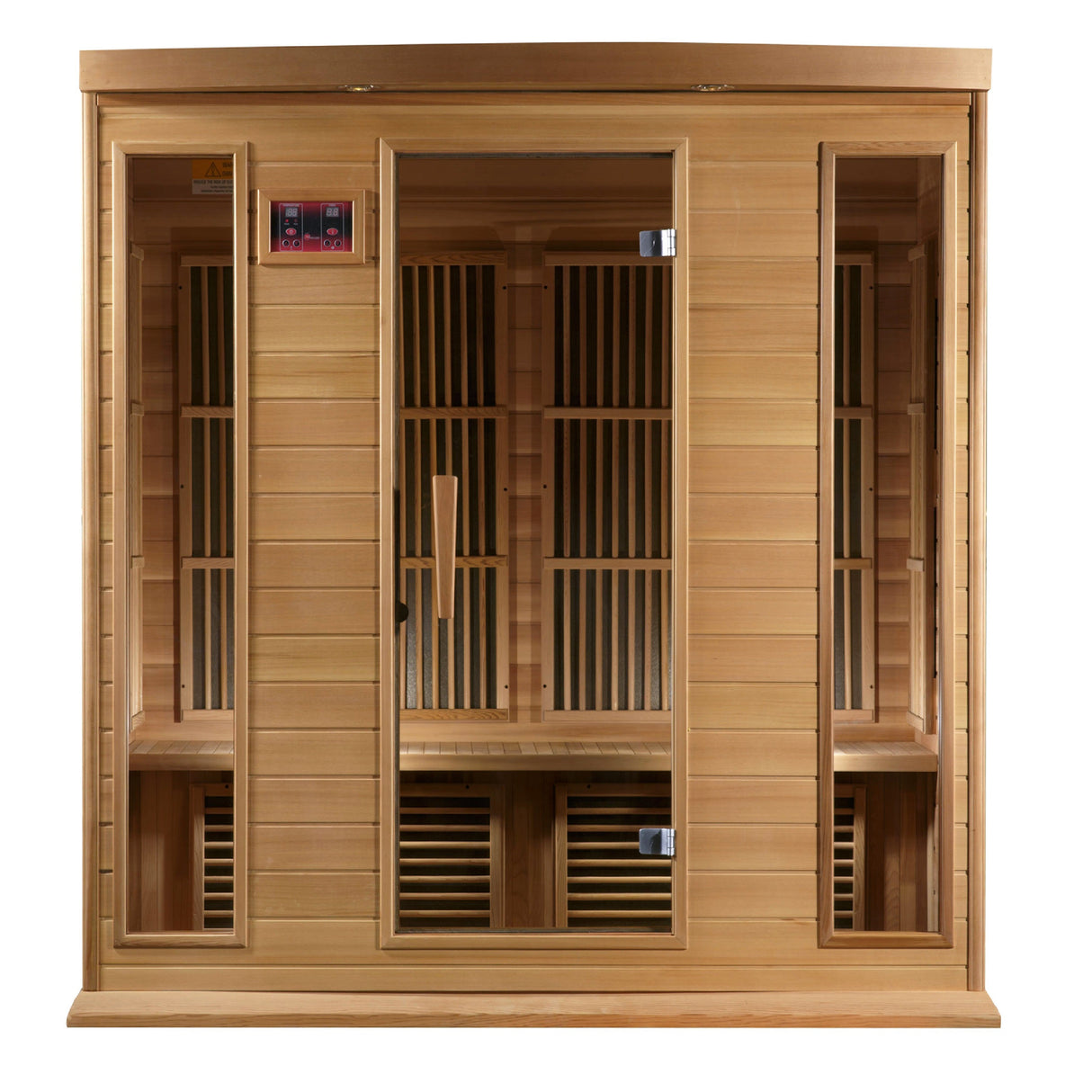 Maxxus 4 Person Low EMF FAR Infrared Canadian Red Cedar Sauna