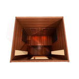 Maxxus 2 Person Full Spectrum Near Zero EMF Infrared Canadian Red Cedar Sauna