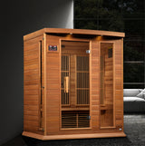 Maxxus 3 Person Near Zero EMF FAR Infrared Canadian Red Cedar Sauna, Avignon Edition