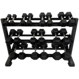 Diamond Direct Fitness Three Tier Dumbbell Rack