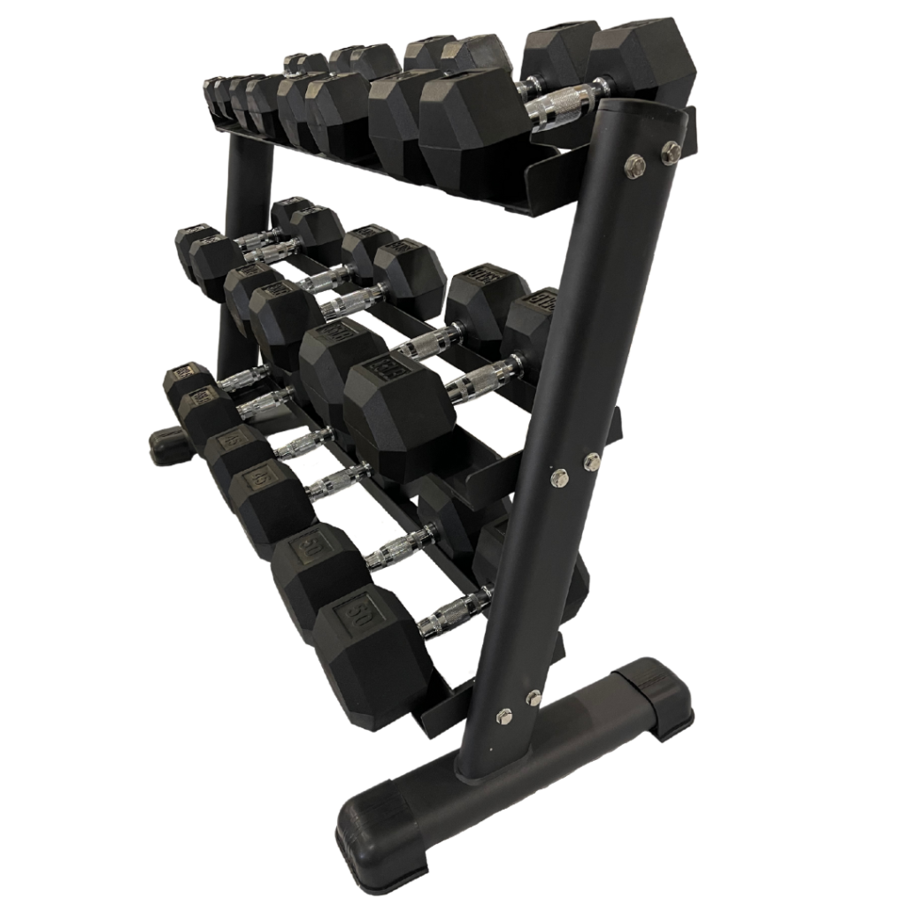 Diamond Direct Fitness Three Tier Dumbbell Rack