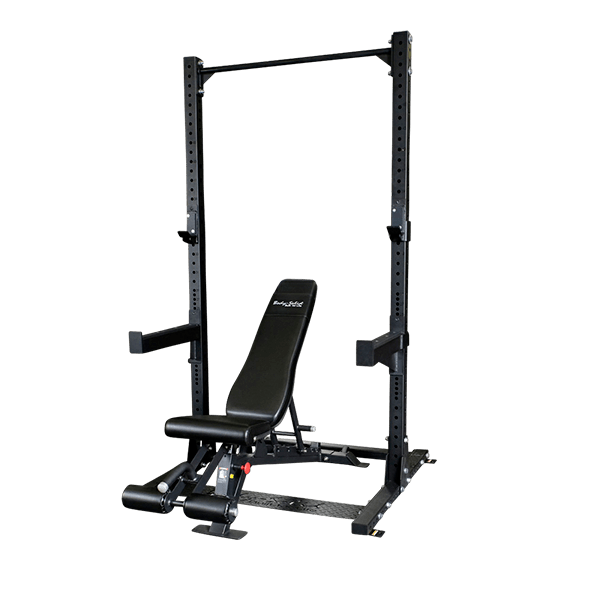 Body-Solid Pro Clubline SPR500P2 Commercial Half Rack Package
