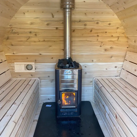 True North Schooner 2-8 Person Outdoor Barrel Sauna