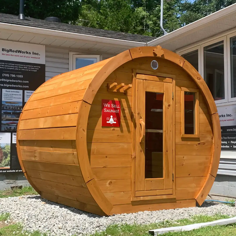 True North Schooner 2-8 Person Outdoor Barrel Sauna