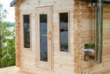 Dundalk Georgian 2-6 Person Outdoor Cabin Sauna - Canadian Timber CTC88W