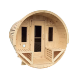 True North 6 Person 8' Long Barrel Sauna