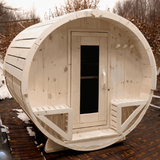 True North 8 Person 9' Long Barrel Sauna