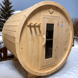 True North 6 Person 8' Long Barrel Sauna