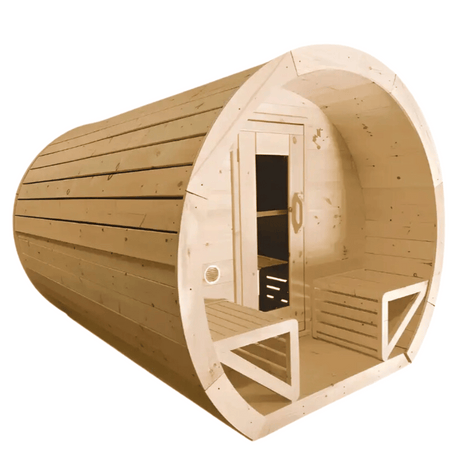 True North Schooner 2-8 Person Outdoor Barrel Sauna