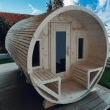 True North 8 Person 9' Long Barrel Sauna